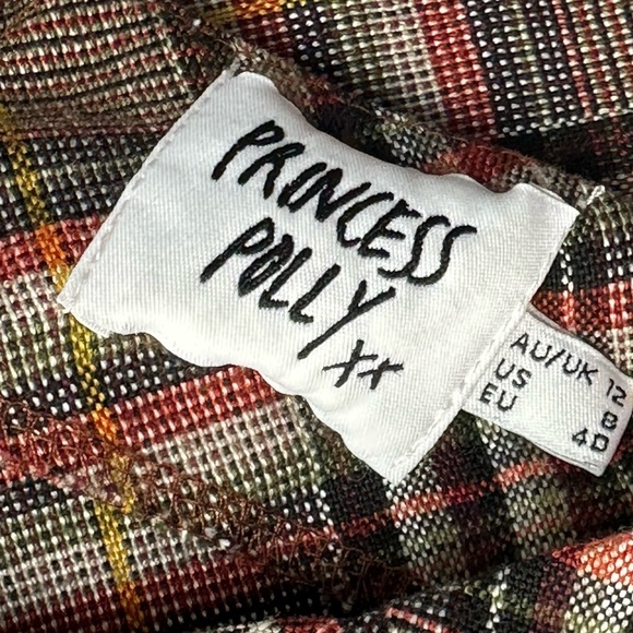 Princess Polly Darwin mini skirt check print - Picture 6 of 16